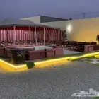 أستراحة نسيم الورد بملعب ومخيم
