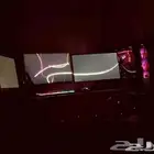 سيت اب بي سي قيمنق كامل مع شاشات وطاولة وجميع ملحقاته