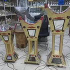 طقم مباخر 3 حبات كبيره ارتفاع 125 وسط ارتفاع 115 صغيره 80