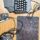 كيبورد قيمنق مع ملحقاته استخدام خفيف اقل من اسبوع