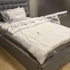 سرير واحد مقاس نفر ونص مع المرتبه واللحاف one bed