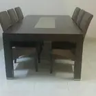 طاولة سفرة 6 كراسي