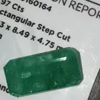 زمرد كولومبي طبيعي لامع