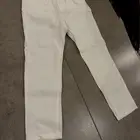 بنطلونات جنيز ابيض وكحلي وبني جديد ومستعمل خفيف