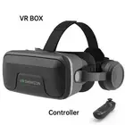 سماعة رأس نظارة واقع افتراضي VR SHINECON 3D VR مع سماعات بال