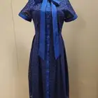 فستان دانتيل أزرق