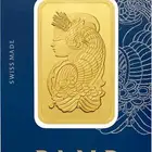 سبائك ذهب سويسري PAMP مقاس 100 جرام