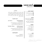 تصميم سيرة ذاتية باحترافية cv