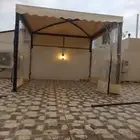 مضلات سواتر برجولات اسقف البلن مخيمات دربزين ابواب شبابيك وا