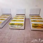 سراير خشب سرير حديد دورين بطانيات مراتب جمله