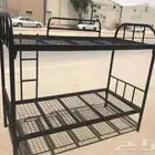 السلام عليكم ورحمه الله وبركاته سرير حديد دورين سرير خشب دول