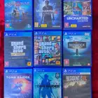 اشرطه PS4 للبيع او البدل