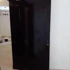 دهان ابواب خشب زيتي اللون الاسود