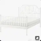سرير ايكيا مقاس 140 في 200 استخدام نظيف وسليم للبيع