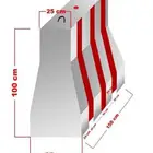 حواجز خرسانية وزينة حدائق