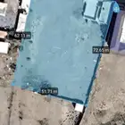 ارض للايجار مسوره من جميع الجهات مساحة 3600م2