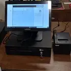 جهاز كاشير ملابس مطعم تموينات عطور ملحمه حلاقه