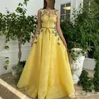 فستان اصفر بجودة عاليه