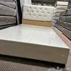 سرير نفر خشب قماش جلد