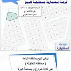 ارض للبيع في الباحة   الاطاولة على ثلاث شوارع مساحة 991 م