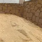 بنيان حجر وقص اراضي بوكلين وتخريم وفك الصخور وحفر خزانات