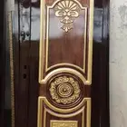 تفصيل ابواب حديد والمونيوم درايش وأبواب خشب سويدي وببيبأسعار