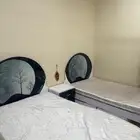 غرفه خزانه ديكور مع كراسي 2سرير