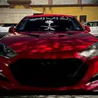 هيونداي جنسس كوبيه 2013 فل كامل لون احمر ناري