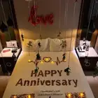 نورفاد عيد ميلاد ذكرى زواج غرف عرسان بالونات هدايا