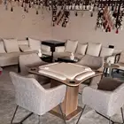 طاولة بلوت بتصميم مميز مع كراسي