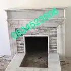 مشبات الفخامة مشب رخام مشب حجر مدافئ رخامية مناقل سحابات