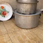 قدر طبخ كبير كابلي و2 قدور وسط