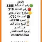 للبيع ارض مخطط السعيد بالودي بالمربع الاول