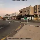 عمارة تجارية للبيع على واجهتين بموقع حيوي بالطائف