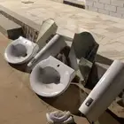 مغاسل مغسله عدد 2 نظيفه