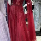 فستان سهرة لون أحمر