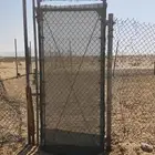 مظلات غنم شبه جديد العدد 2   معالف بلاستك  شبوك