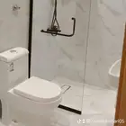 معلم زجاج حمام شاور درابزين زجاج