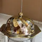 سخان كوزى دائرى بحامل الغطاء وسط ياخذ ربع ذبيحه ذهبى وفضى