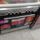 فرن جليم غاز مقاس 80 في 50 شغال إشعال ذاتي وشوايه ولمبا