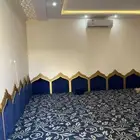 مجلس ارضي مع السجاده الستاره وستاره نظيف جدا محايل