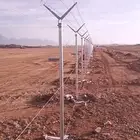 Farm fence installation