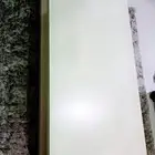 طاولة تلفزيون ايكيا نظيفه استخدام قليل بلاضافه رف ابيض ايكيا