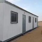 للبيع غرفة بركس متنقلة جاهزة برتبل كارافان سكن عمال 12في4