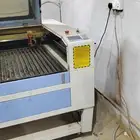 130 90 cnc ليزر مستخدم نظيف جدا على الشرط