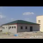 بيت شعر قرميد تلبيس قماش مضلات جمالون