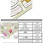 للبيع ارض حي الصفا زاوية مخطط القصير 89 شارعين 30 25