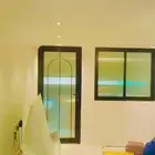 نوافذ الالمونيوم سرايا وعادي باب وشباك مح زجاج دبل