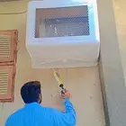 غطا مكيف خارجي في برجيلس شفات شباك طاردالحمام مع تركيب