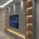 ديكور شاشات وجدران داخلي وبديل خشب